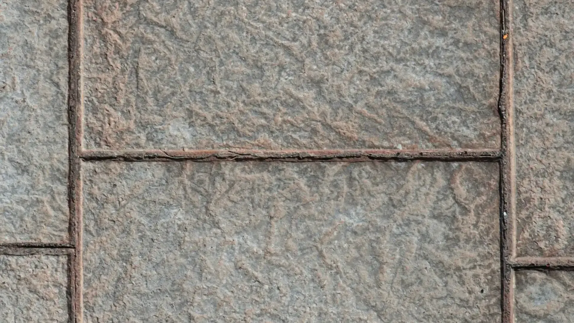 Dirty tile and grout.