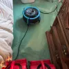 Air movers drying carpet after professional carpet cleaning in East Brunswick NJ home.